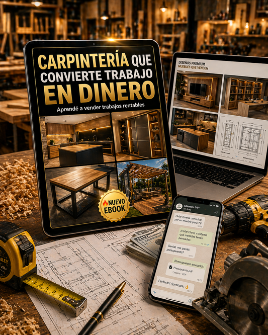 carpinteria que vende trabajo en dinero