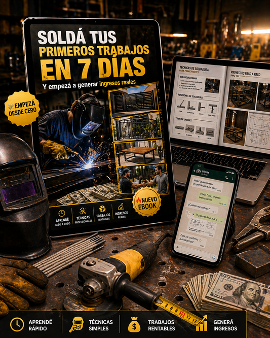 solda tus primeros trabajos en 7 dias